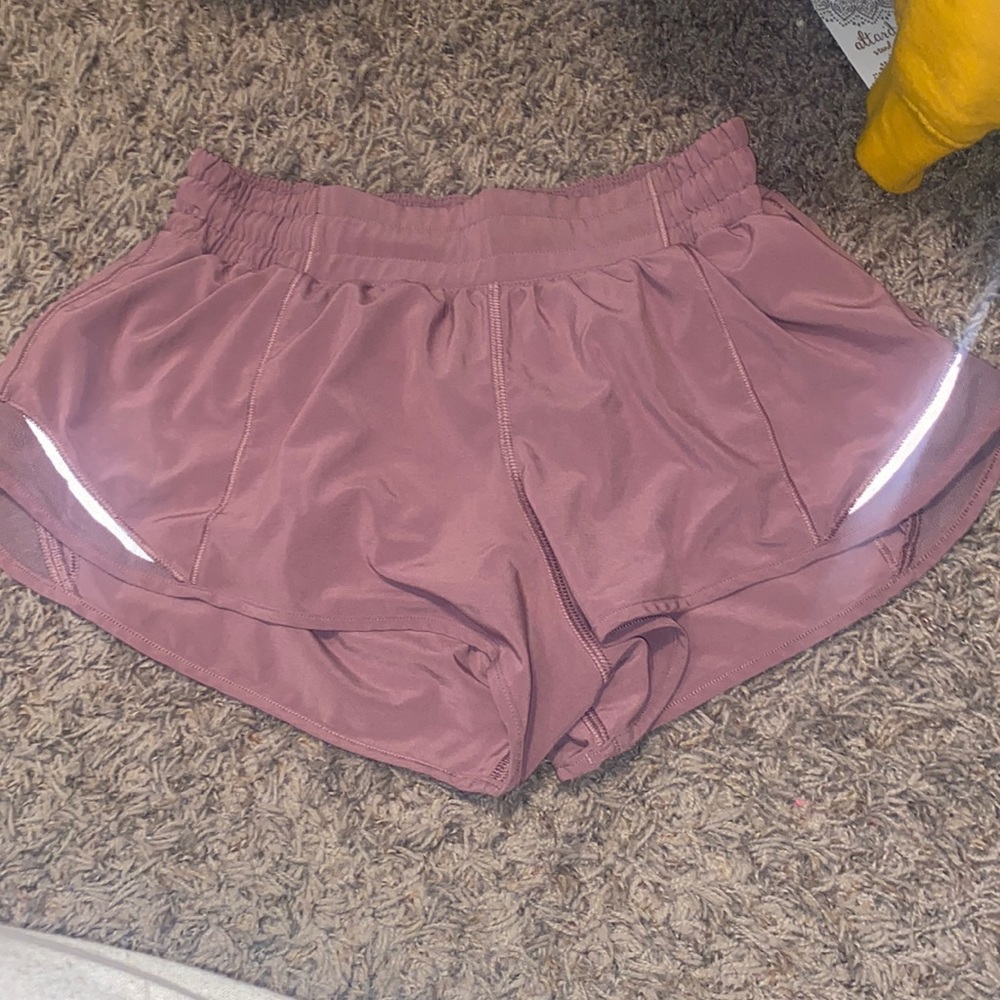 pink lululemon shorts